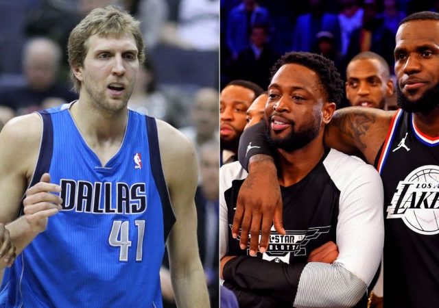 帶著憤怒擊敗不可一世的熱火三巨頭！前隊友曝Nowitzki當年記恨熱火，詹韋的嘲諷激怒了他！